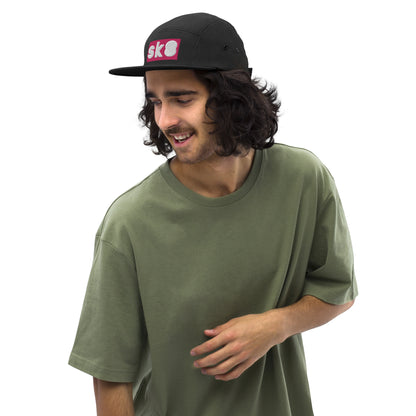 Five Panel Cap in Multiple Colors for Skaters