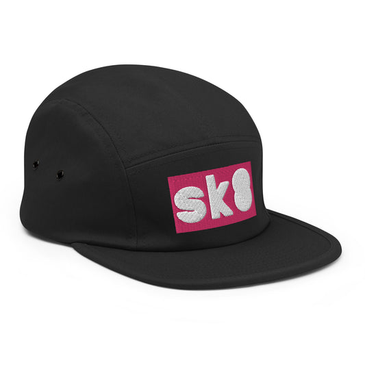 Five Panel Cap in Multiple Colors for Skaters