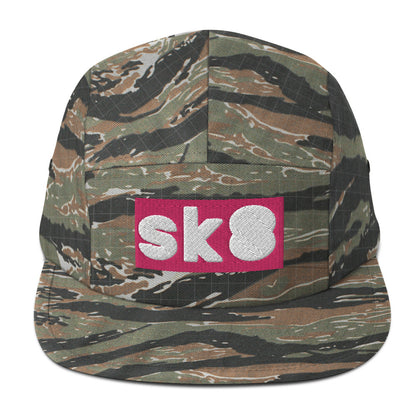 Five Panel Cap in Multiple Colors for Skaters