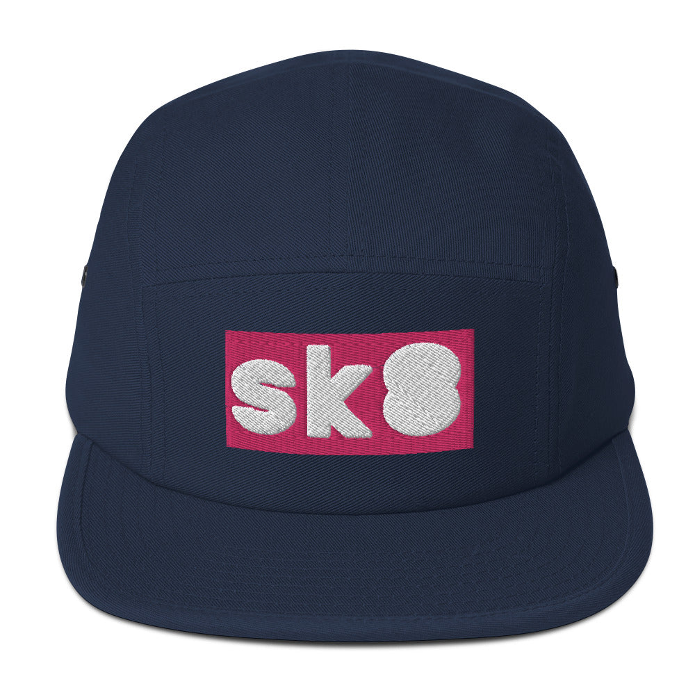 Five Panel Cap in Multiple Colors for Skaters