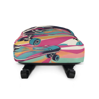 Skater Print Backpack