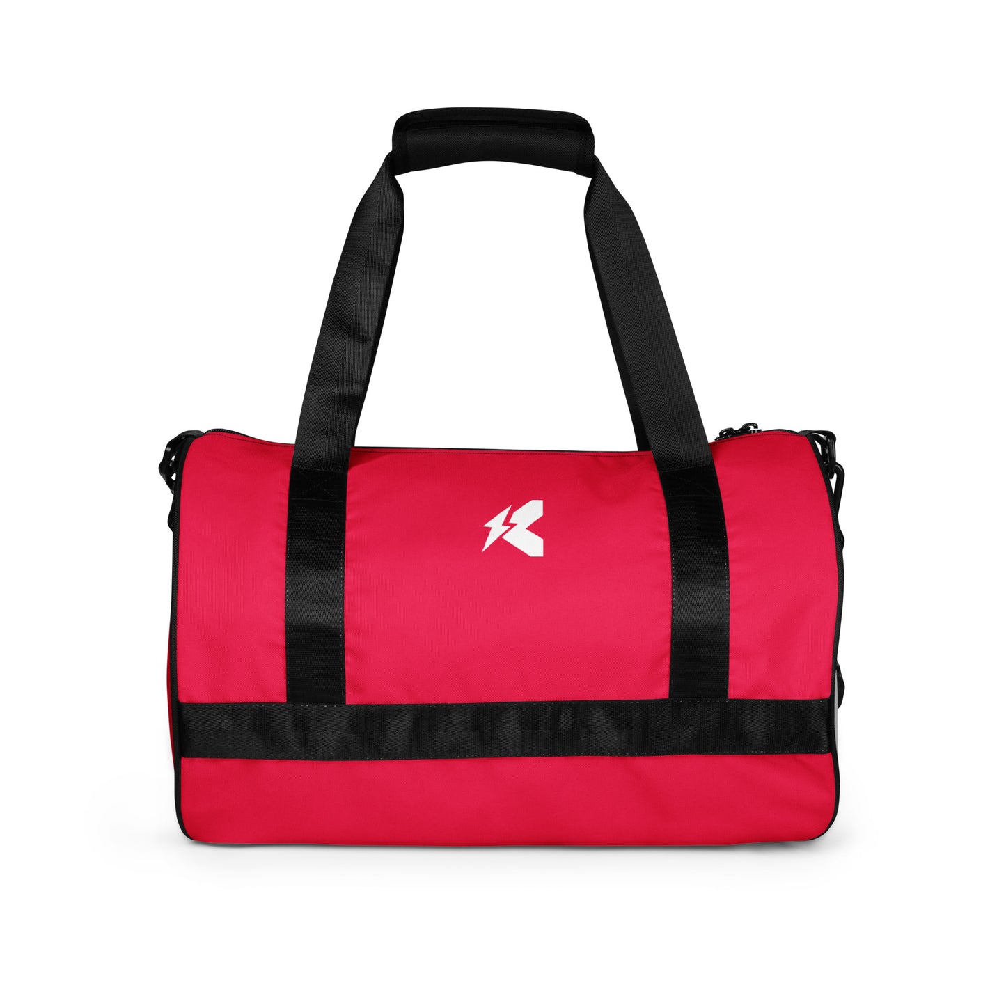 Red print gym bag