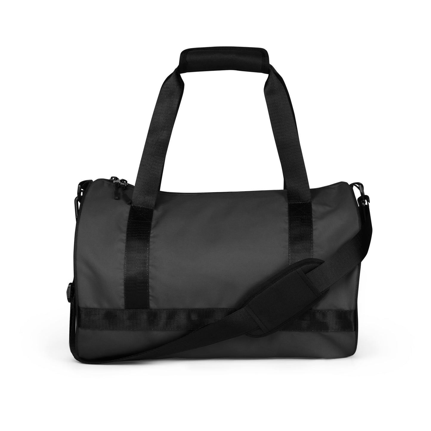 Black print gym bag