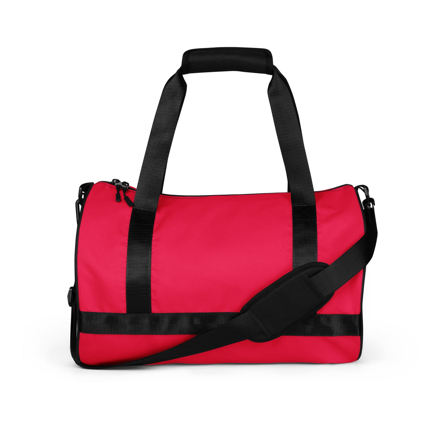 Red print gym bag