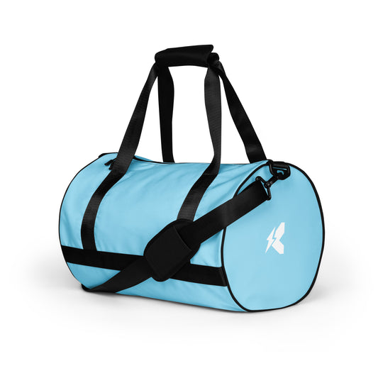 Aqua Print Gym Bag