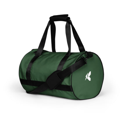 Green Print Gym Bag