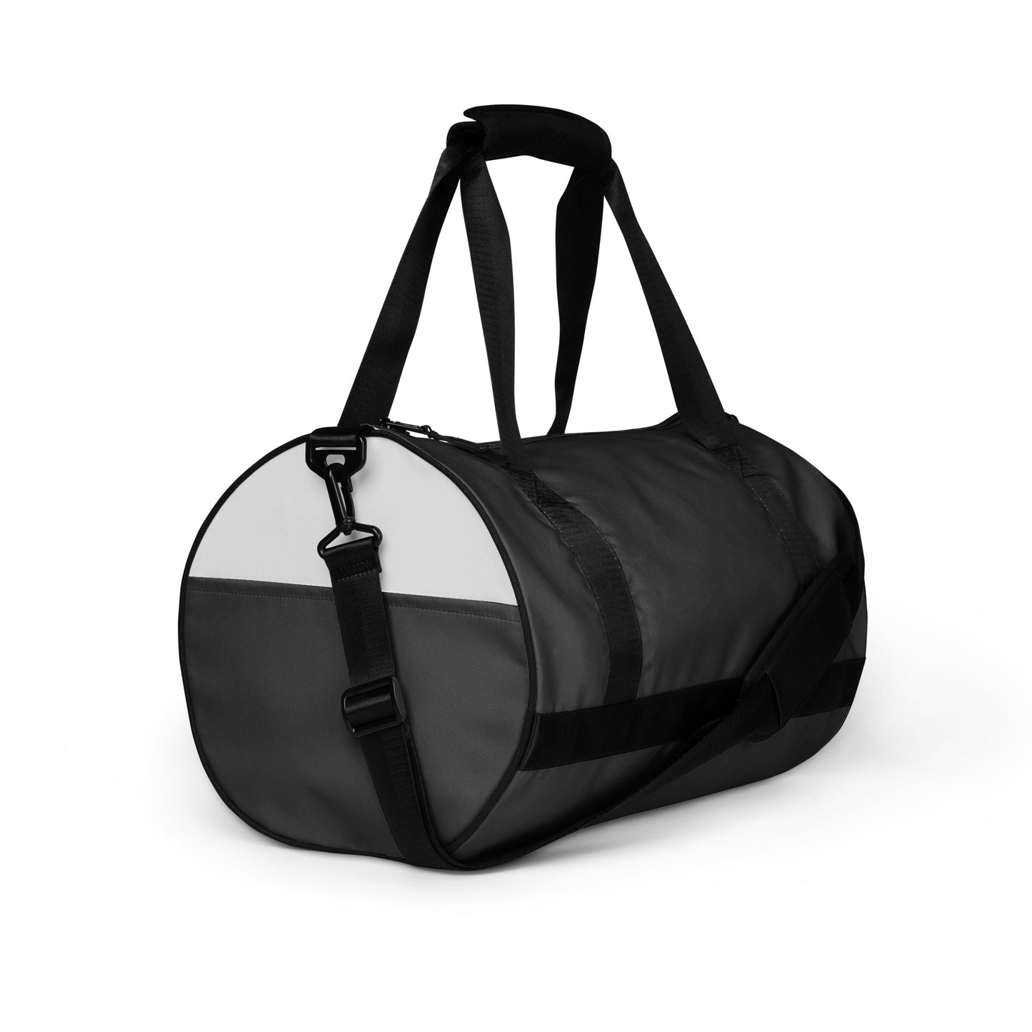 Black print gym bag