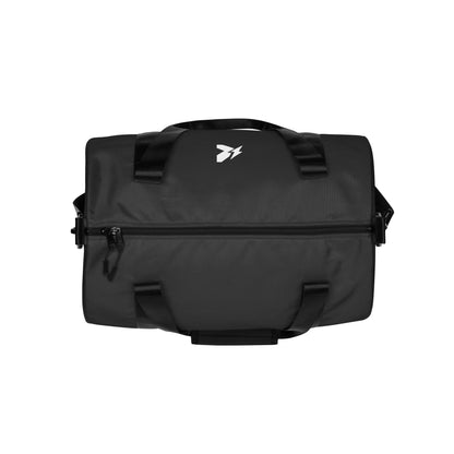 Black print gym bag