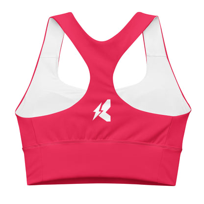 Longline Sports Bra with Lightning