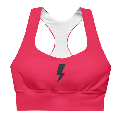 Longline Sports Bra with Lightning