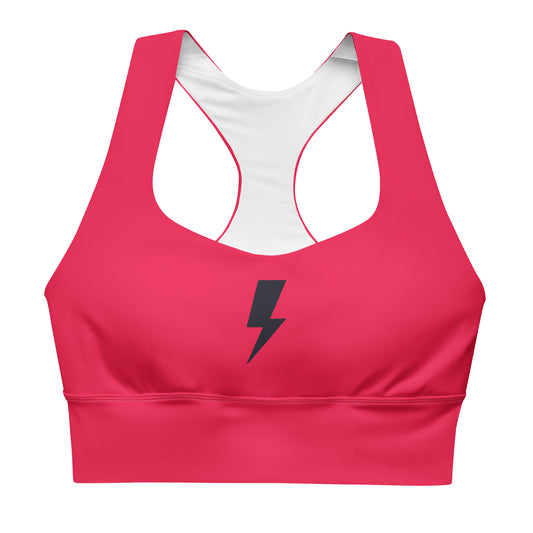 Longline Sports Bra with Lightning