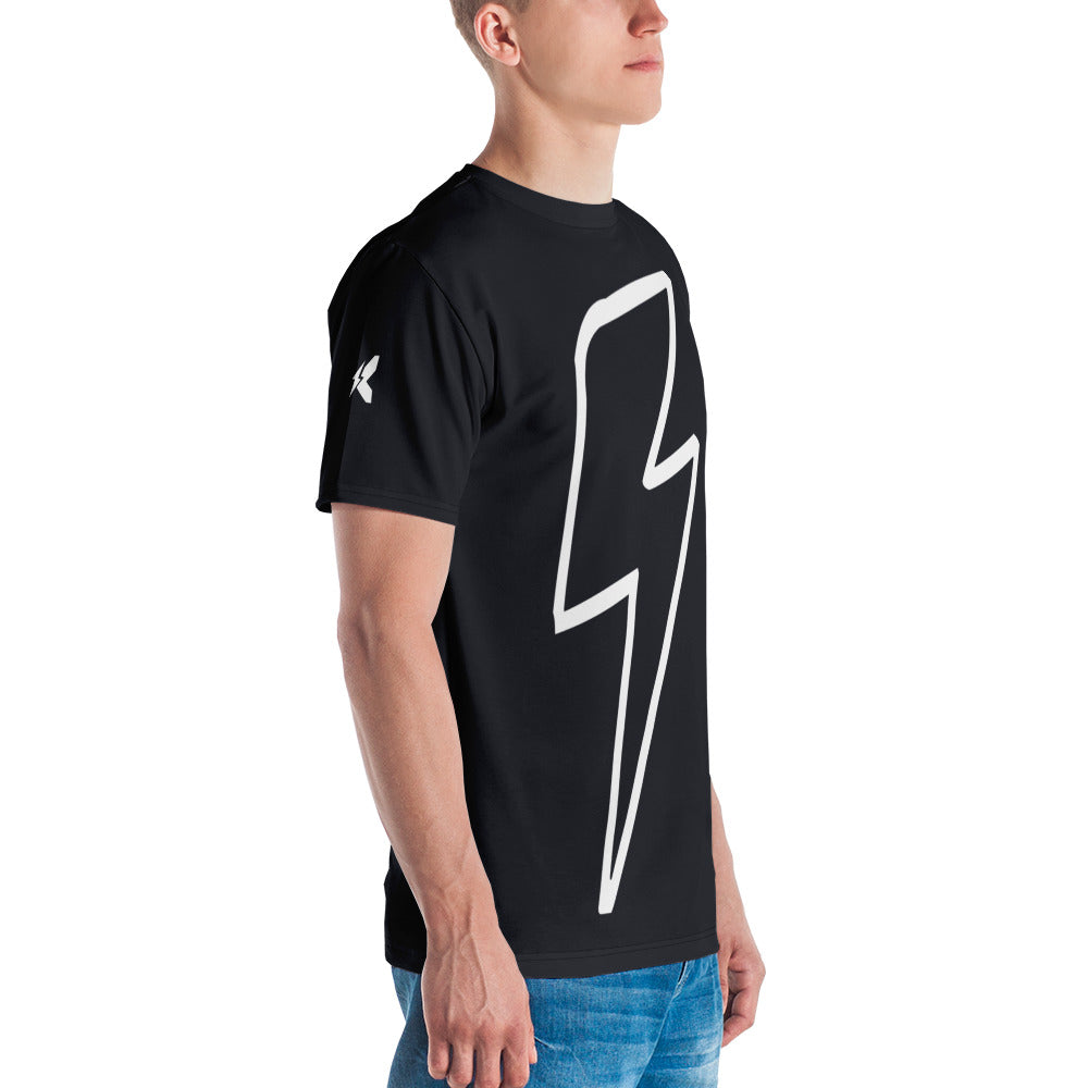 Bold Lightning Style Men's T-Shirt