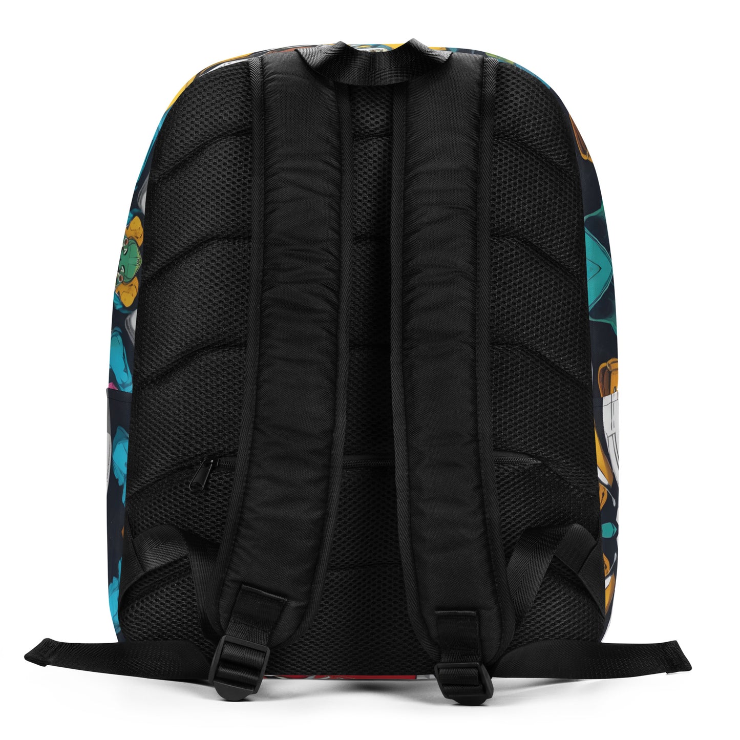 Minimalist Backpack with Mixed Sneakers