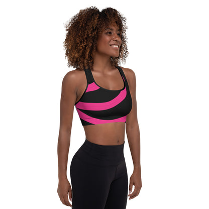 Black Padded Sports Bra Mix and Match