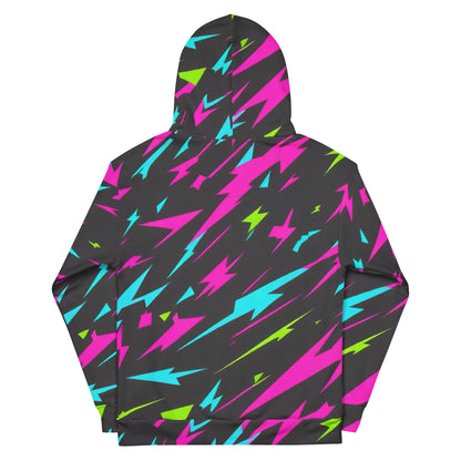 Unisex Hoodie with Crazy Lightning Effect