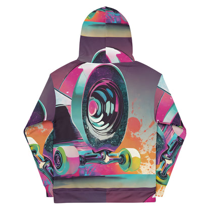 Unisex Hoodie with Shredding Style