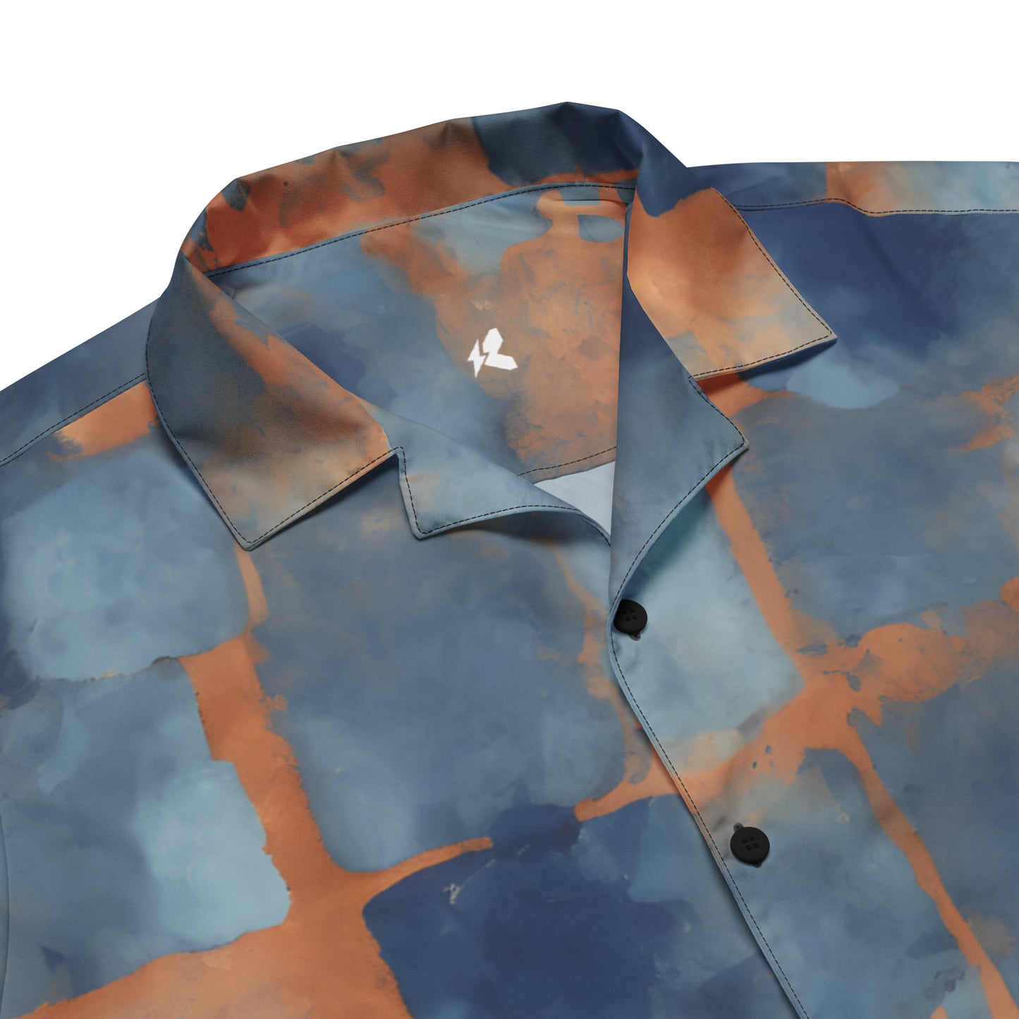 Unisex Modern Twist Button-Down