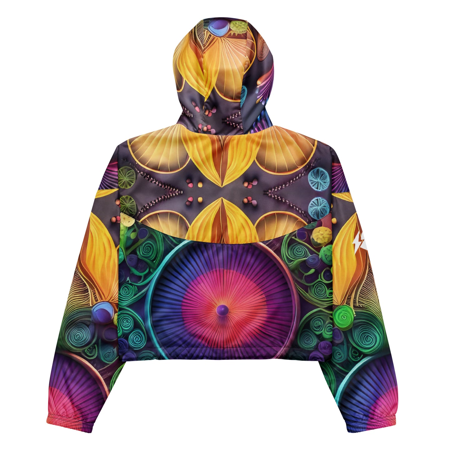 Women's Cropped Windbreaker Holistic Vibes