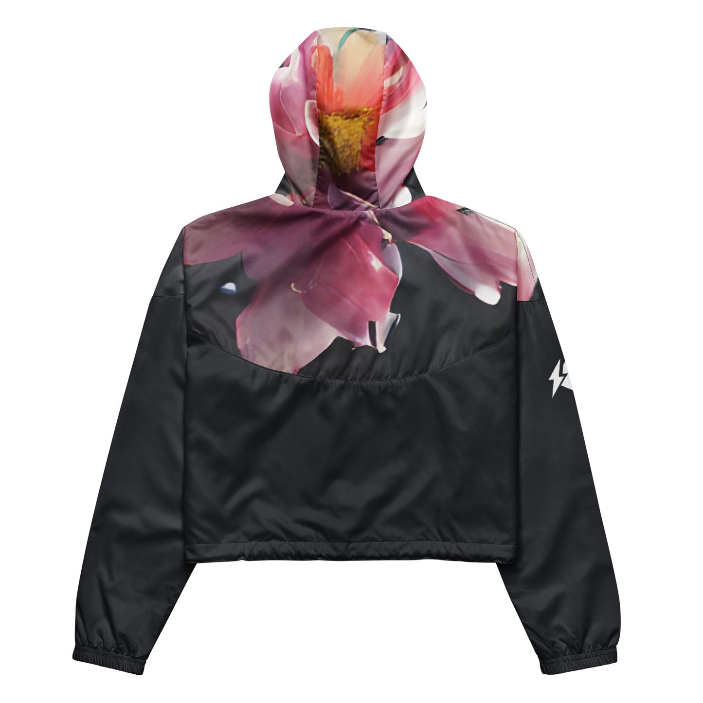 Women's Cropped Windbreaker Floral