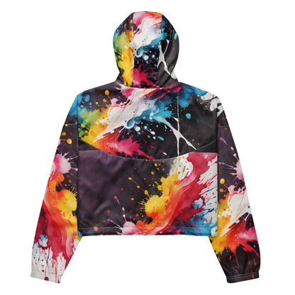 Universe Cropped Women's Windbreaker