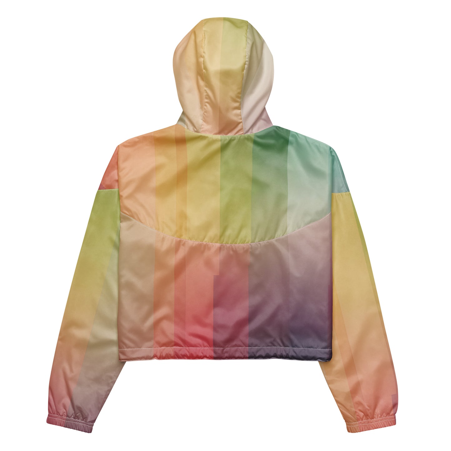 Graffiti Cropped Women's Windbreaker