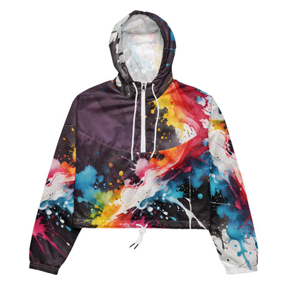 Universe Cropped Women's Windbreaker