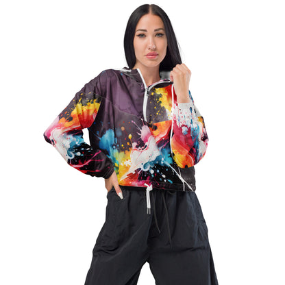 Universe Cropped Women's Windbreaker