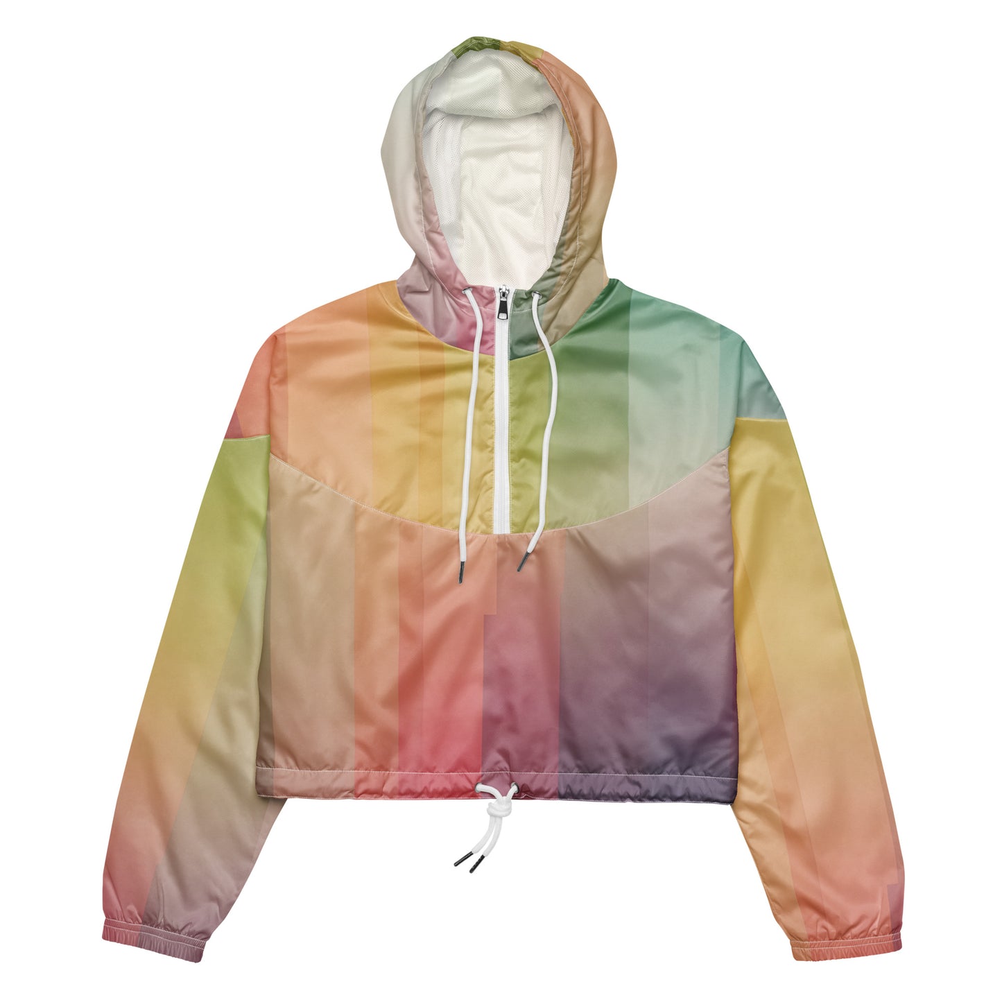 Graffiti Cropped Women's Windbreaker