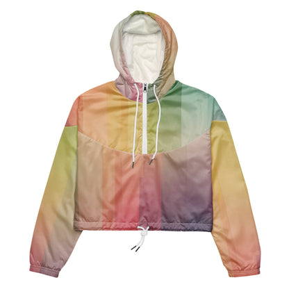 Graffiti Cropped Women's Windbreaker