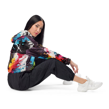 Universe Cropped Women's Windbreaker