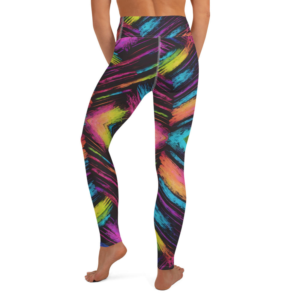 Leggings de ioga de grafite