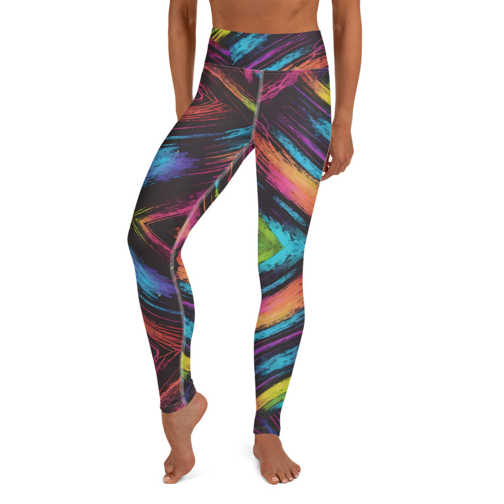 Leggings de ioga de grafite