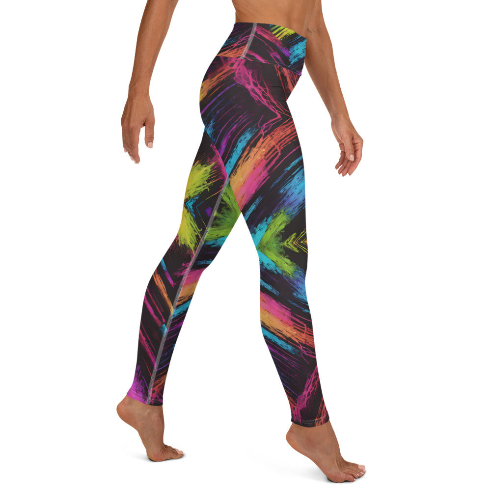 Leggings de ioga de grafite