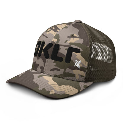 Camouflage trucker hat