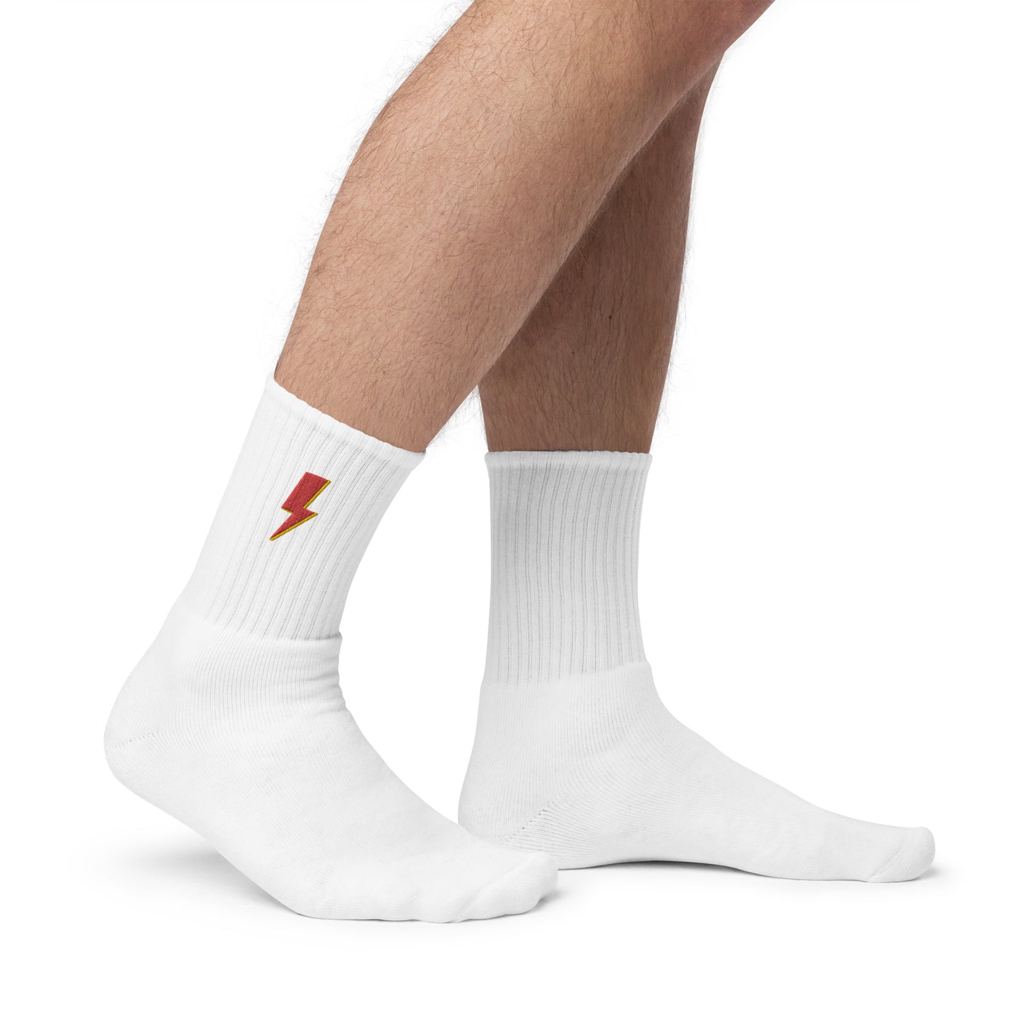 Embroidered Bolt socks