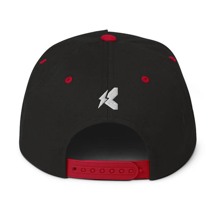 Stylish Embroidered Star Flat Bill Cap