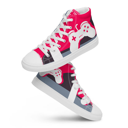 Men's Gamer High Top Canvas Sneakers