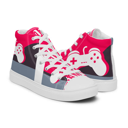 Men's Gamer High Top Canvas Sneakers