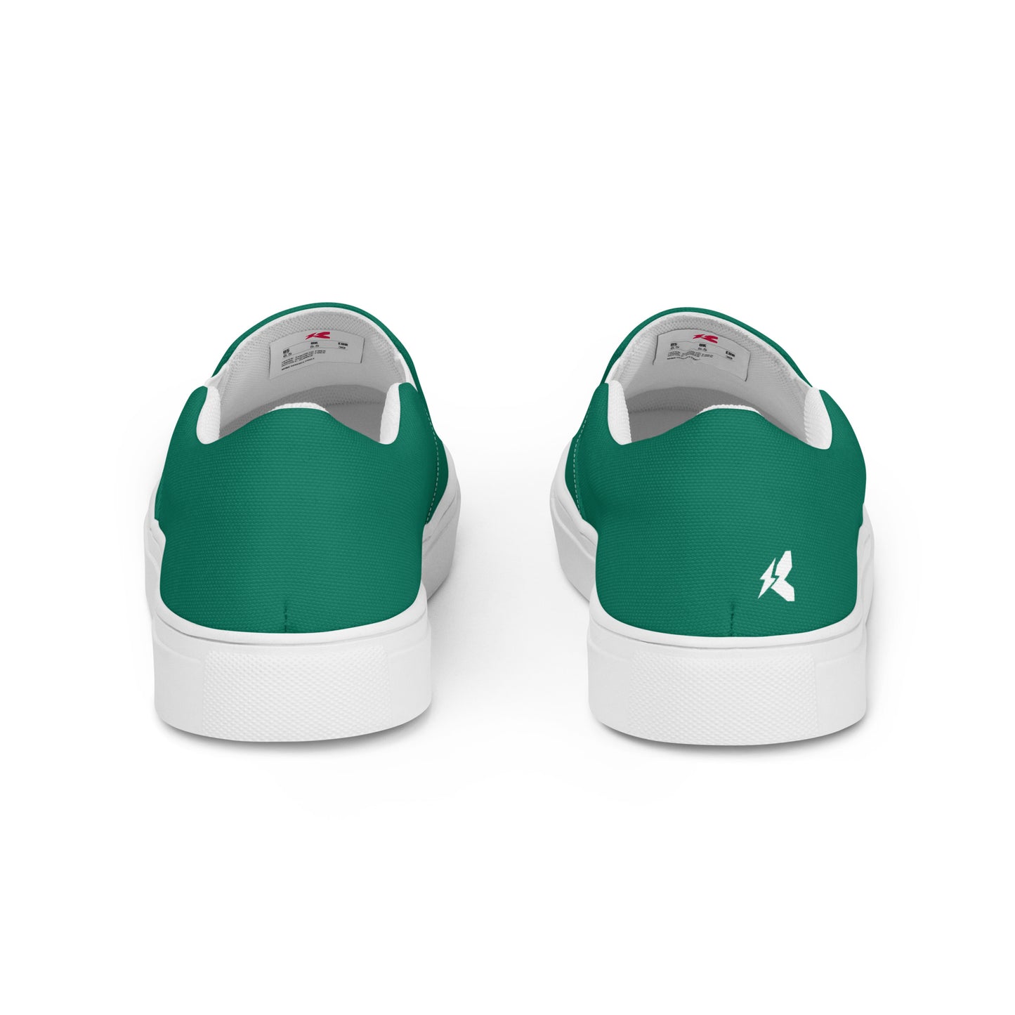 "Men’s LK Green Slip-On Canvas Shoes"