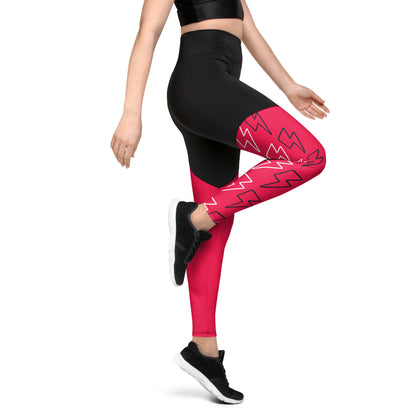 Black Sports Leggings Mix and Match