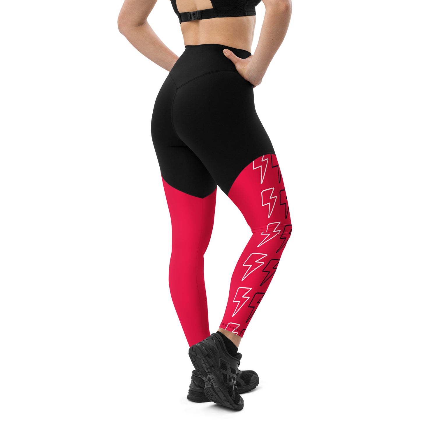 Black Sports Leggings Mix and Match