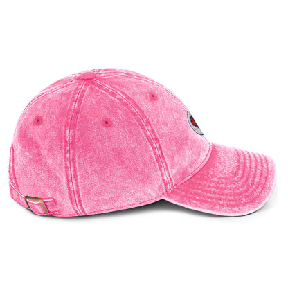 Vintage Cotton Twill Cap Pink Love