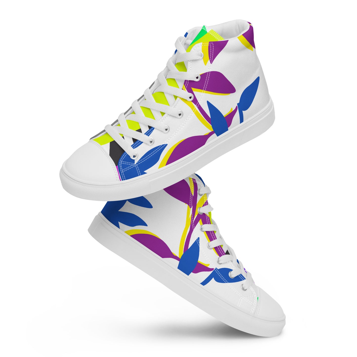 Women’s high top canvas shoes