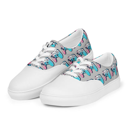 Joystick Women's Lace-Up Canvas Shoes