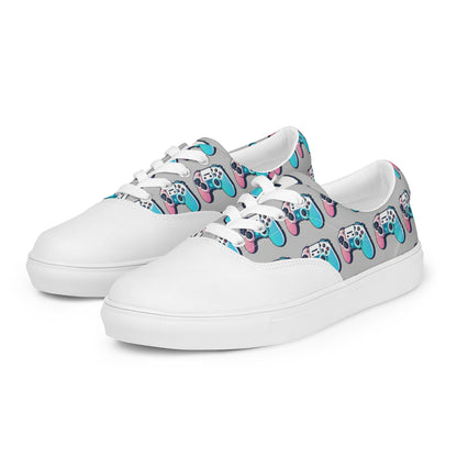 Joystick Women's Lace-Up Canvas Shoes