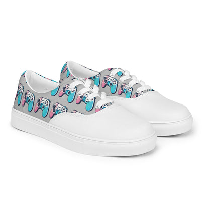 Joystick Women's Lace-Up Canvas Shoes